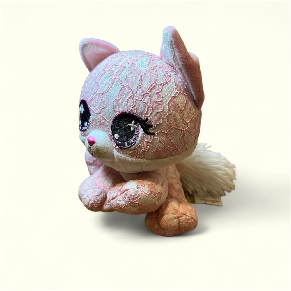 Pink Plush Cat Toy